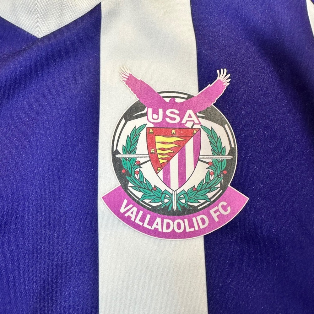 Adidas Soccer Jersey Women S Purple White USA Valladolid FC Sporty Athleisure - Picture 2 of 10